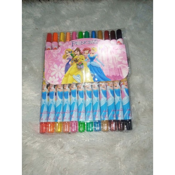 

CRAYON PUTAR PANJANG 12warna/krayon/rolling crayon/twist crayon