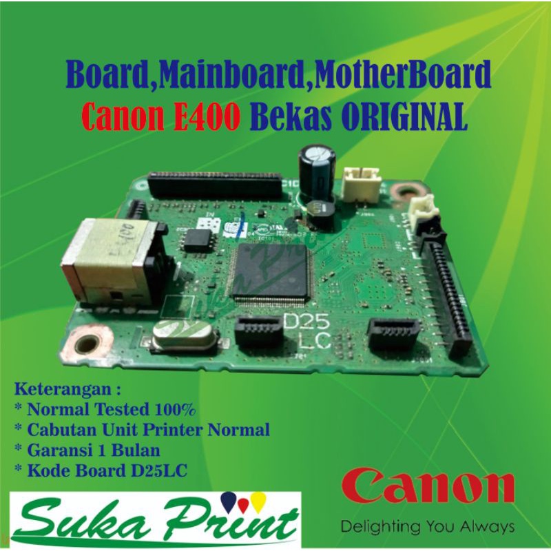 Mobo Mainboard Printer Canon E400 Board Motherboard E 400 Cabutan