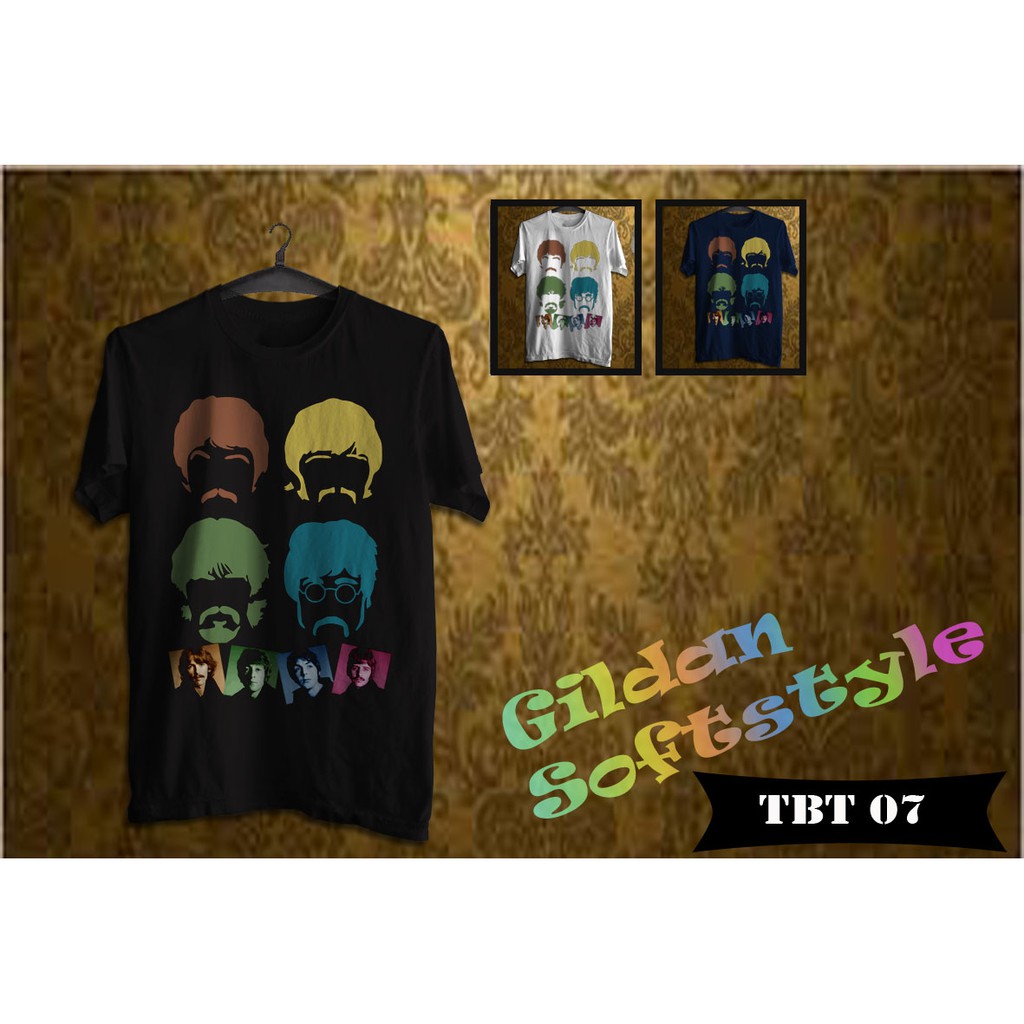 kaos the beatles  original gildan tbt07
