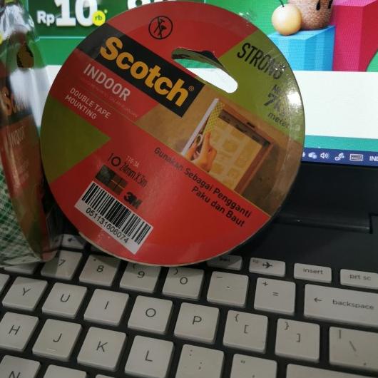 

◊ Scotch Indoor 7kg Strong Double Tape Mounting 24mm x 3m ۩