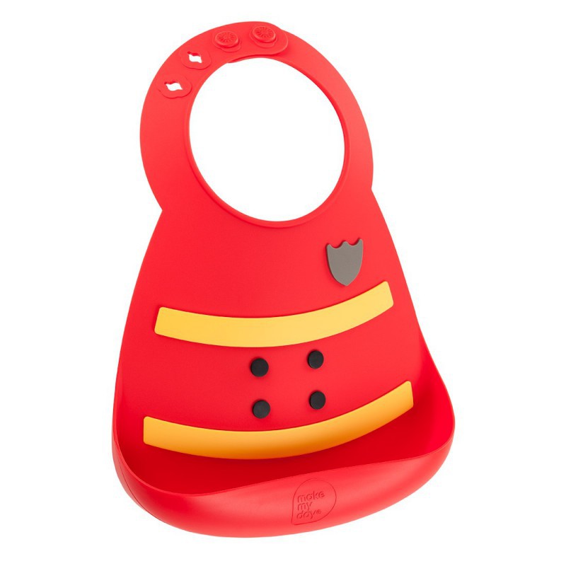 Make My Day Baby Bib - Fireman