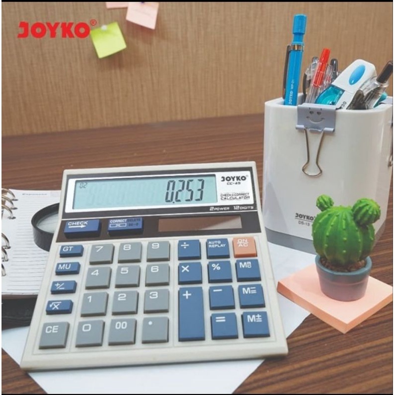 JOYKO CC45 CHECK &amp; CORRECT CALCULATOR - Kalkulator Meja CC 45