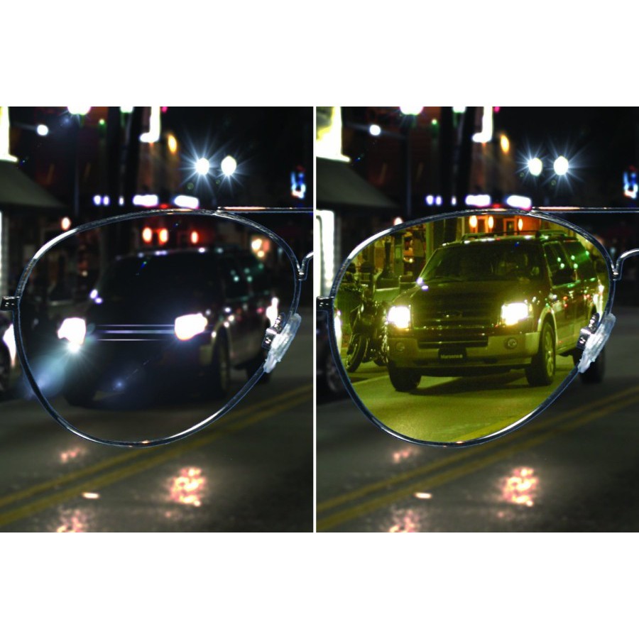 Night View Eye Glasses Protection Lensa Frame Kacamata Anti SIlau