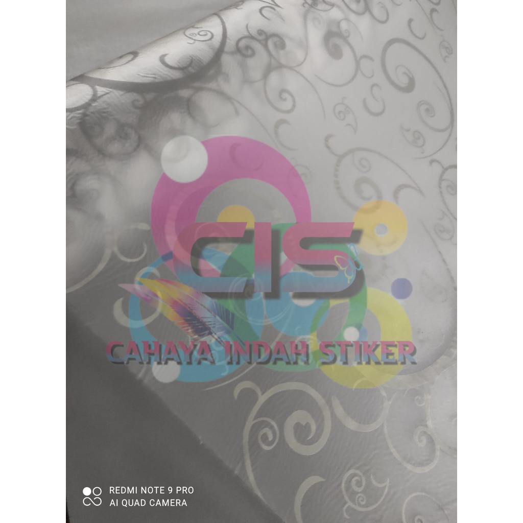 Stiker Kaca Sanblast Kaca Kamar Mandi /Jendela Motif 048