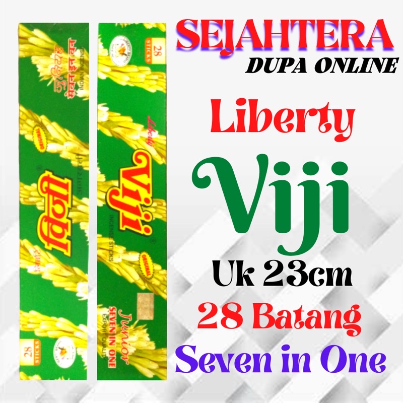 Dupa Hio India Liberty VIJI 7 in 1 “28 Btg” Kotak