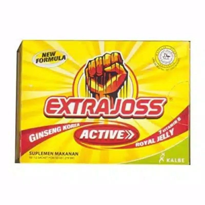 extrajoss active. minuman segar penambah stamina