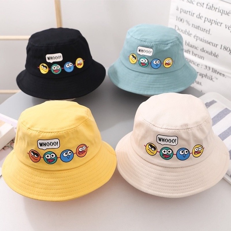 Topi Nelayan Kasual Motif Kartun Untuk Anak Laki-Laki 220329