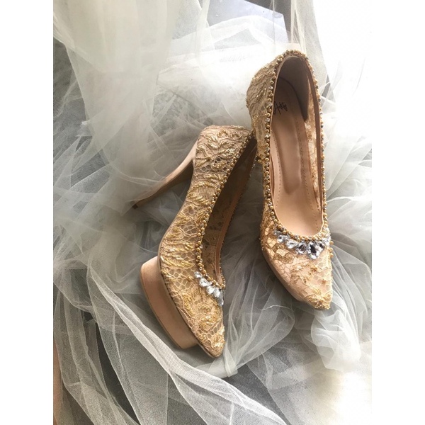 SEPATU WEDDING PAYET PRELOVED