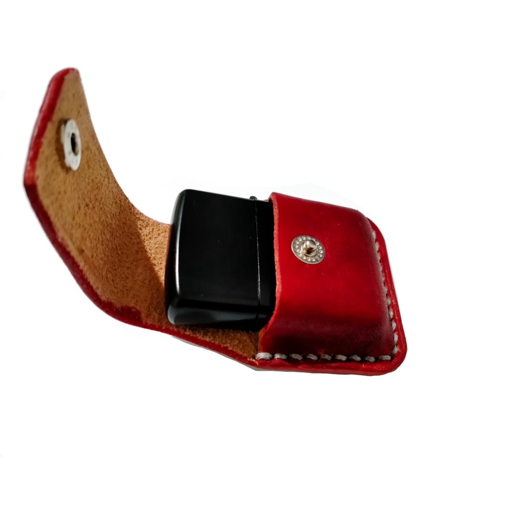 Sarung Zippo Tempat Zippo Kulit Maroon / Sarung Zippo Kulit Original / Sarung Zippo Kulit / Sarung Zippo Kulit Asli Murah / Sarung Zippo Handmade