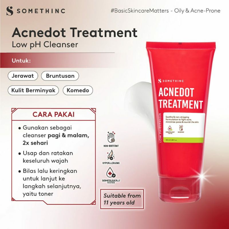 SOMETHINC Acnedot Treatment Low pH Cleanser 100ml