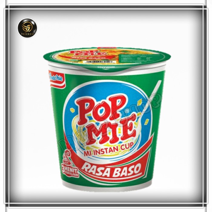 

POP MIE Mi Instan Cup Kuah Rasa Baso - 75 gr