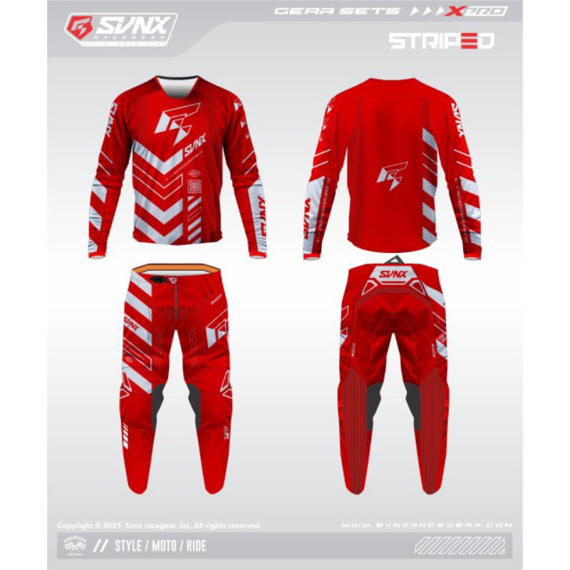 JERSEY SET MOTOCROSS / JERSET SVNX / JERSEY MOTOR TRAIL SVNX
