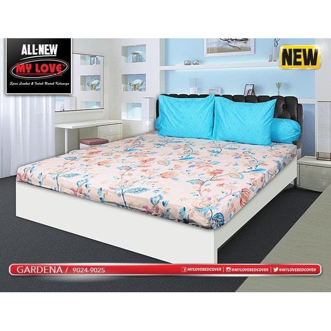 SPREI ALL NEW MY LOVE 180 x 200 GARDENA TINGGI 30 KING SIZE