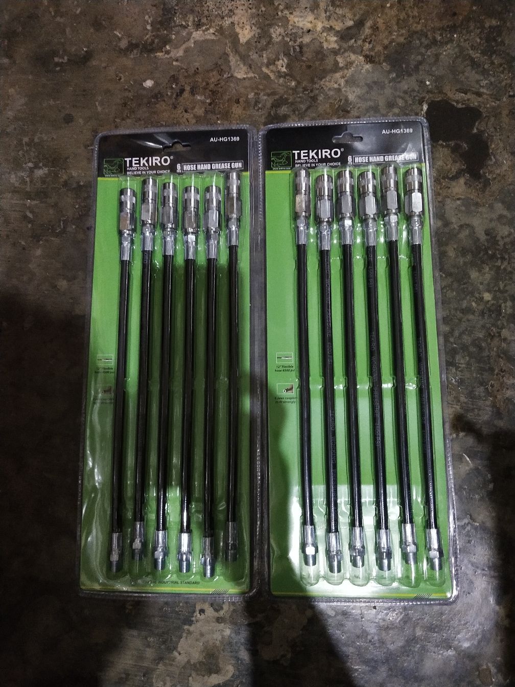 Selang Hose Hand Grease Gun Set 6 Pcs Tekiro Slang Pompa Gemuk Tangan 6pcs 100cc 500cc 100 500 Cc