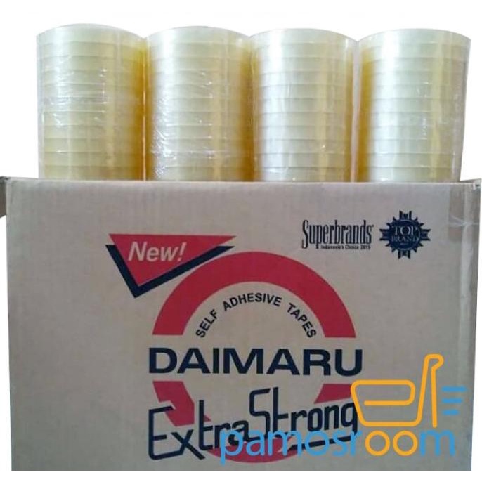 

[ varostore90 ] Isolasi / Solatip Daimaru 12 mm x 72 Yard. 1/2 inch x 72 Yard Murahhhh