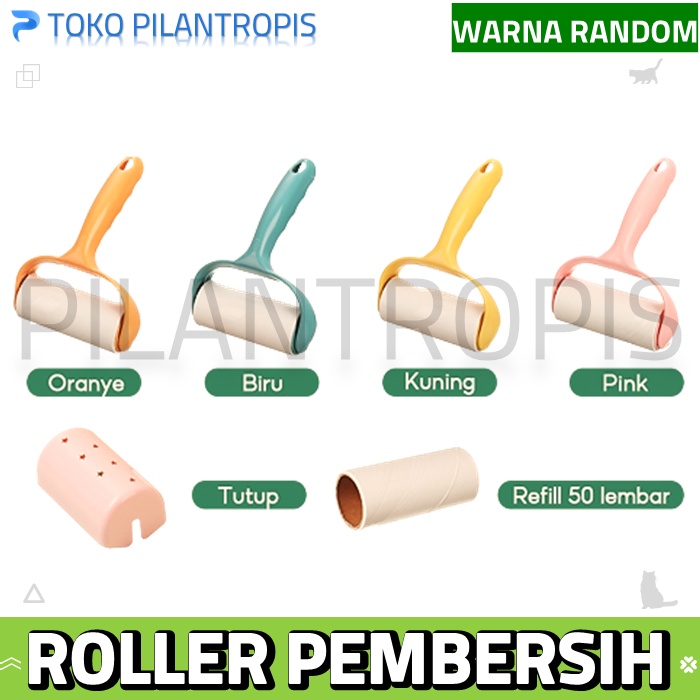 ROL PEMBERSIH BULU KUCING ANJING STICKY ROLL BULU KUCING PET HAIR REMOVAL REMOVER LINT ROLLER