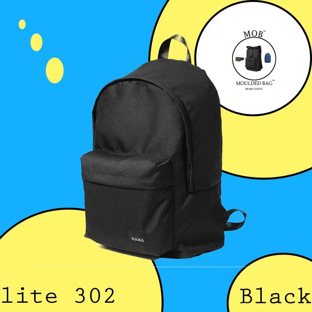 Tas NAMA Lite. 302 - Black - Backpacker - Waterproof (Moulded Bag)