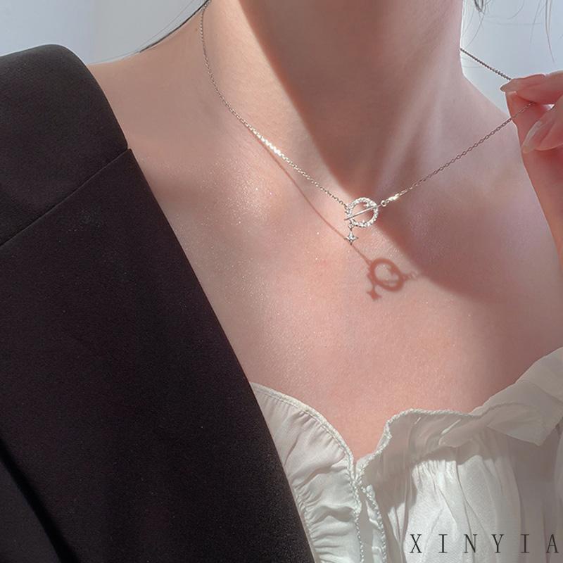 Kalung Wanita Korea Desain Planet Untuk Wanita