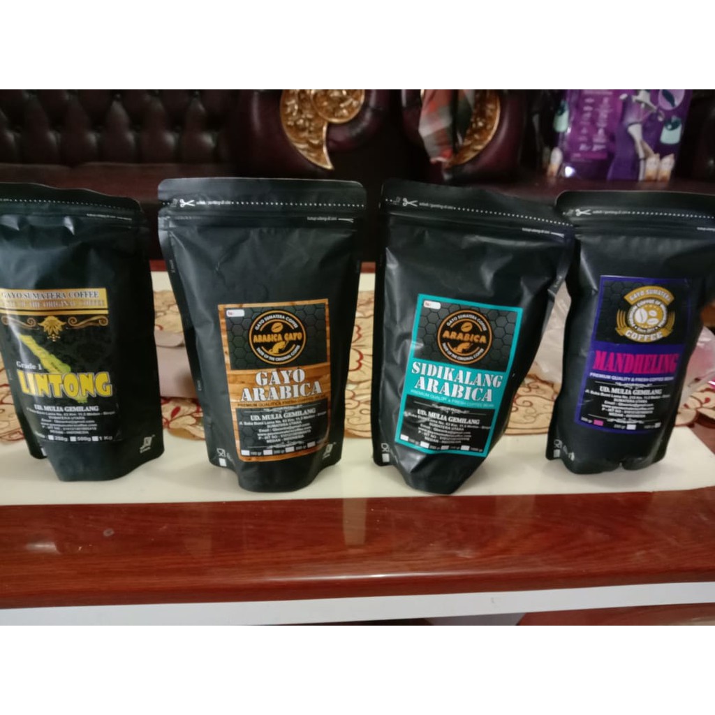 

KOPI Lintong, Gayo Arabica, Sidikalang Arabica, dan Mandheling