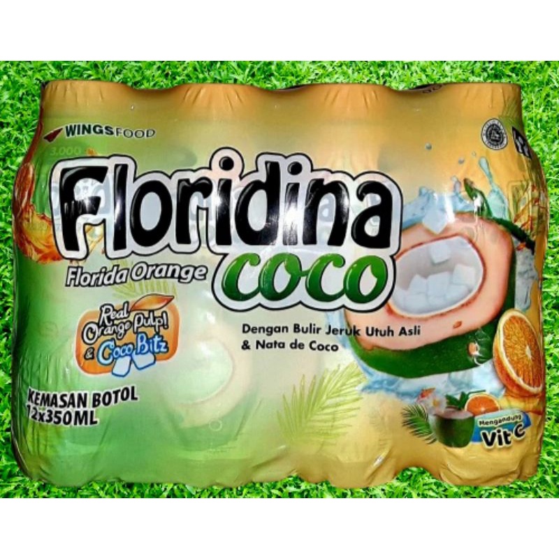 

Floridina Orange Coco Minuman Jeruk Kelapa 350 Ml Isi 12