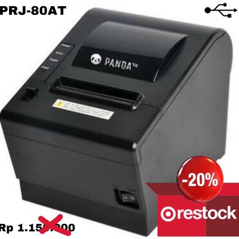 

RECEIPT POS MINI PRINTER KASIR THERMAL PANDA PRJ-80AT AUTO CUTTER 80 MM KERTAS STRUK PAPER ROLL