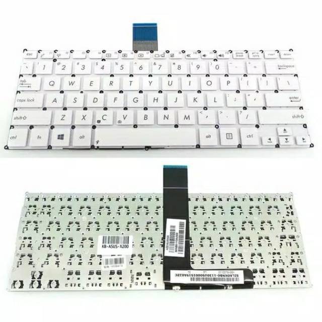 Keyboard Laptop Asus VivoBook X200 X200CA X200MA X200LA F200CA F200MA Putih