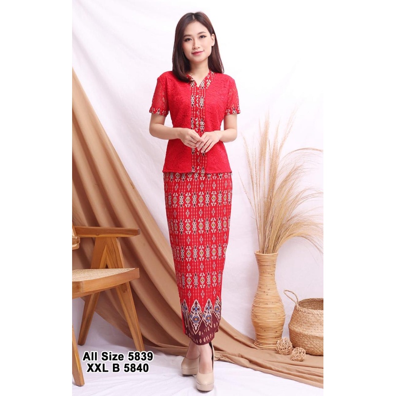 New wilona stelan kombinasi scuba, bahan silky dan brokat