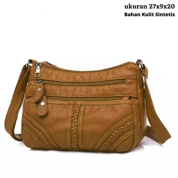 Tas Selempang Wanita 2021 Trend Tas Kuliah Slimbag Korea Bisa Cod