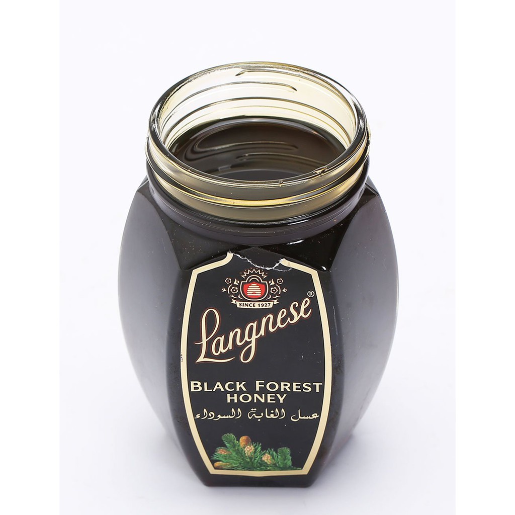 Langnese Black Forest Honey 500 gr - Madu Hutan Hitam