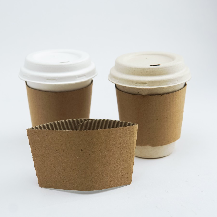 Jual Paper Cup Sleeve Penahan Panas Gelas Kertas 8oz Shopee Indonesia 3718