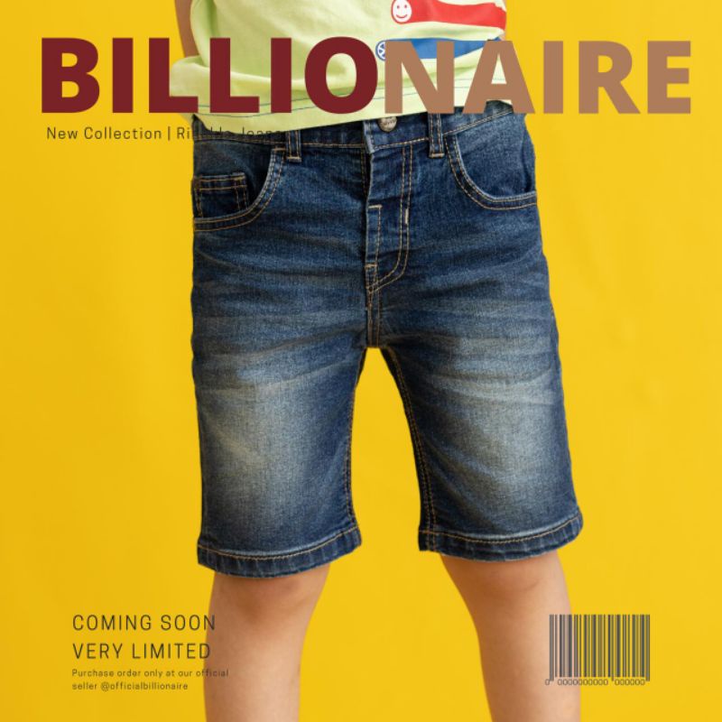 Celana Jeans Anak Ringkle Billionaire