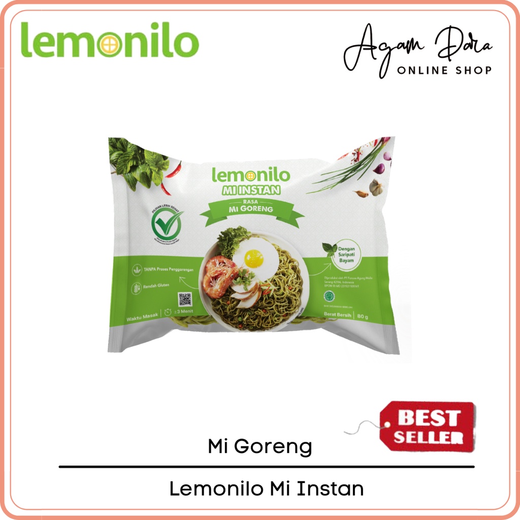 

LEMONILO Mie Instan Sehat | Mie Goreng | Mie Sehat Alami