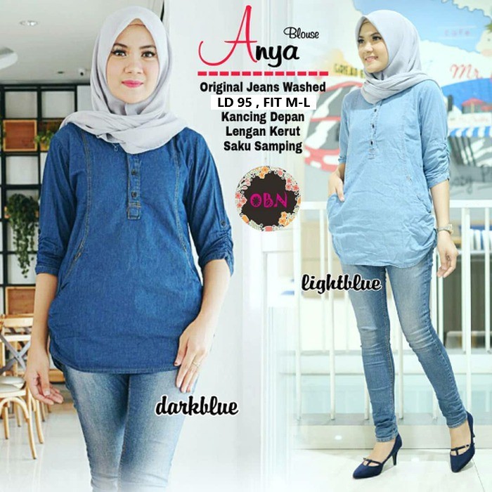 ataswan blouse anya jeans abg original murah