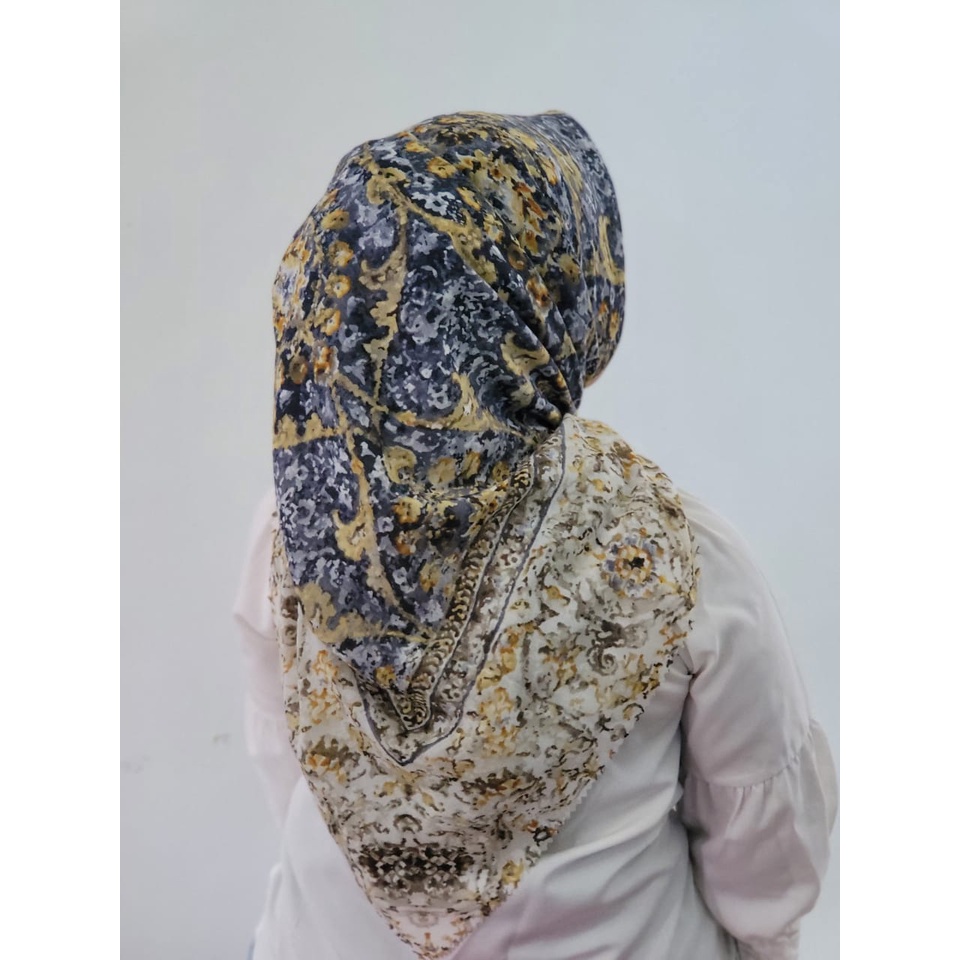 DISKON! Jilbab Voal Motif Art Premium  KERUDUNG NN Square Lasercut Edition,Hijab Segi empat Motif-M511