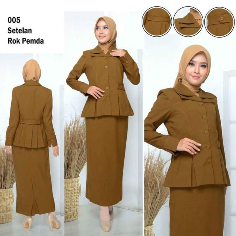  Baju  Dinas  PNS  Pemda Wanita Shopee Indonesia