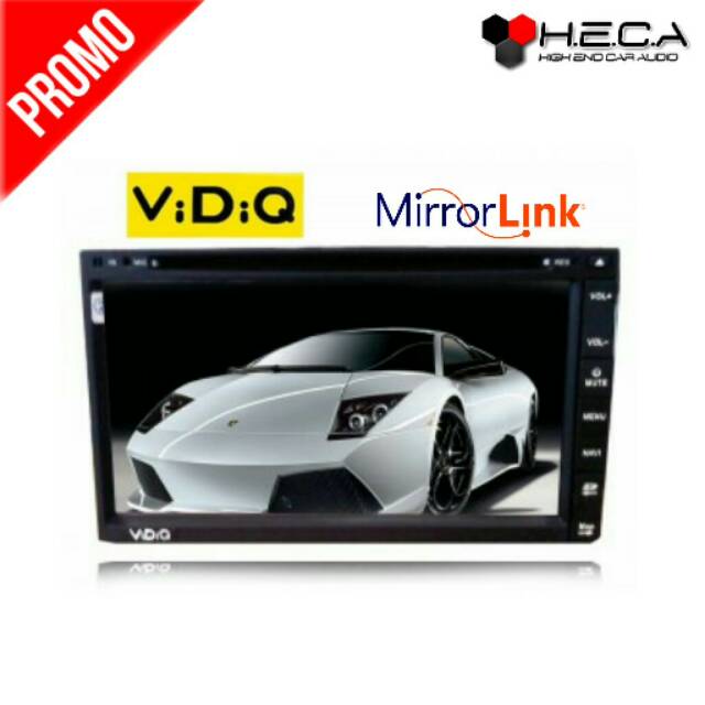 Vidiq 777 Tape Mobil Vidiq777 Double Din Head Unit Audio (Mirrorlink)
