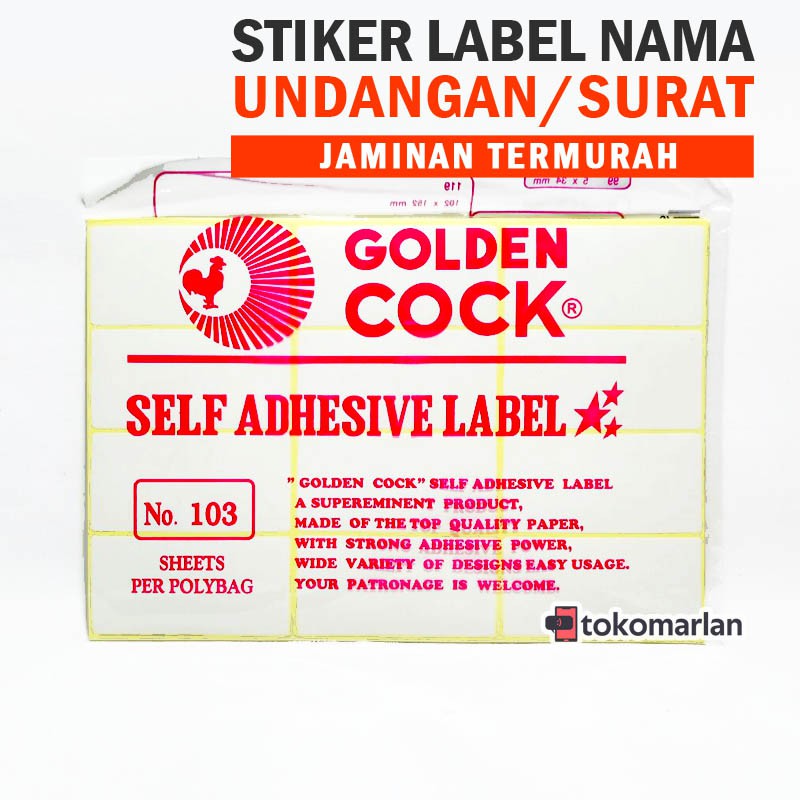 

1 Pack / Isi 7 Lembar Sticker Stiker Label Nama Undangan Nikah Surat / Self Adhesive