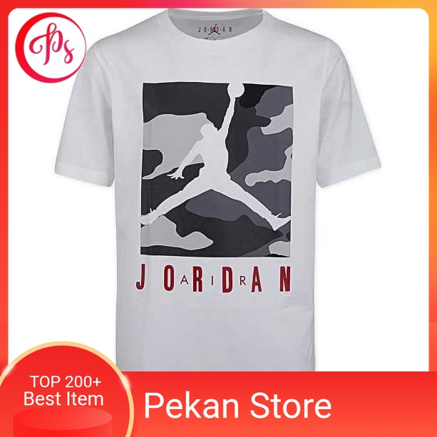 Nike Jordan Kids Camouflage Box Knock Out Graphic Tee. Original