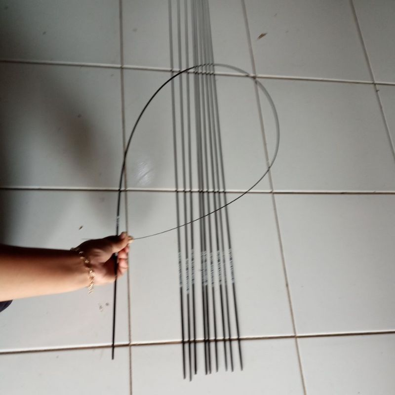 Bahan joran fiber solid 120 cm