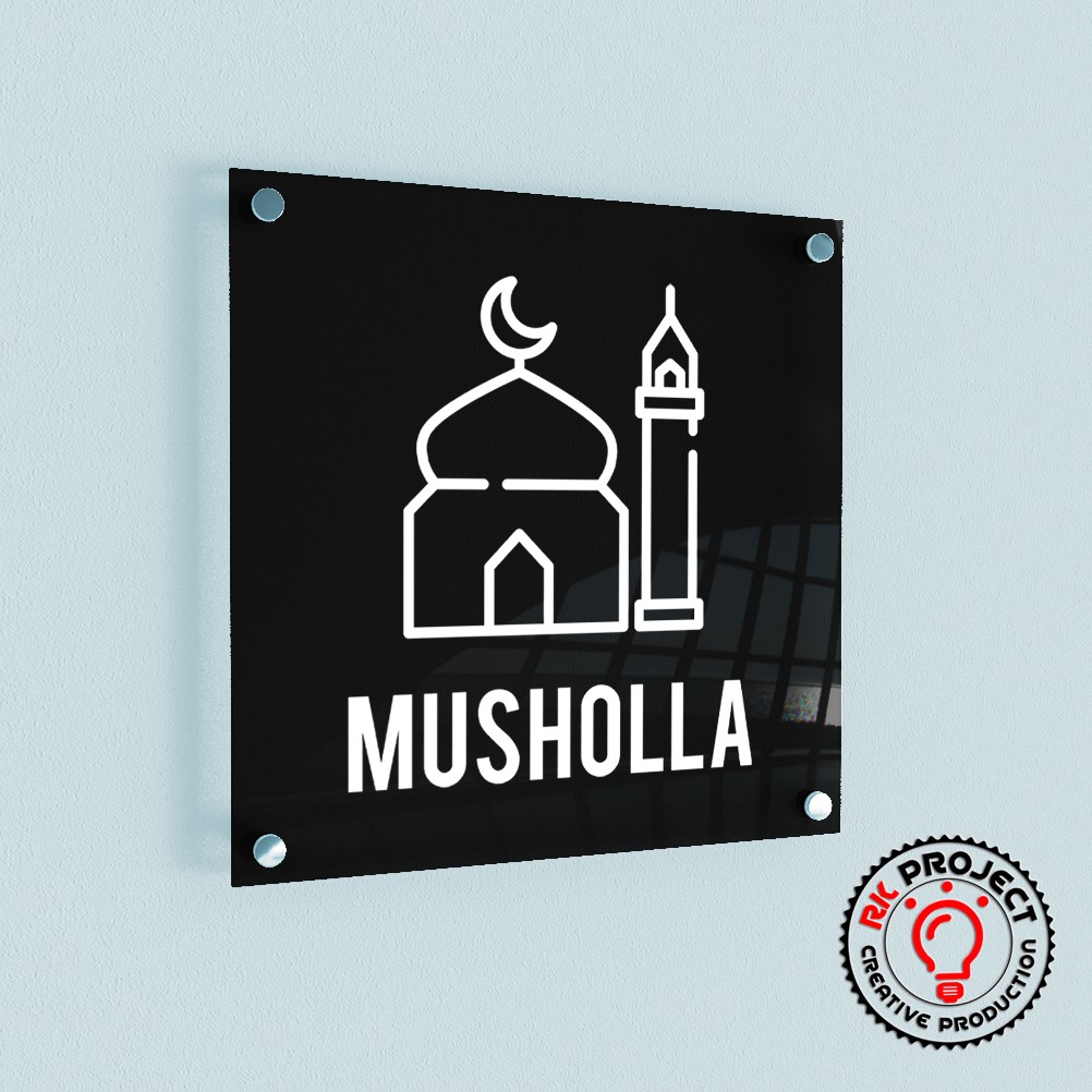

MUSHOLLA SIGN BOARD AKRILIK ACRYLIC