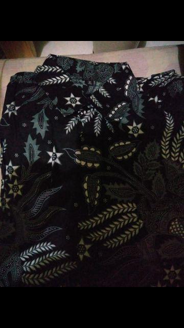 Bswart Batik Hrb026 Kenongo Hem Pendek Padi Pekalongan M L Xl Batik Pria Murah Modern Grosir