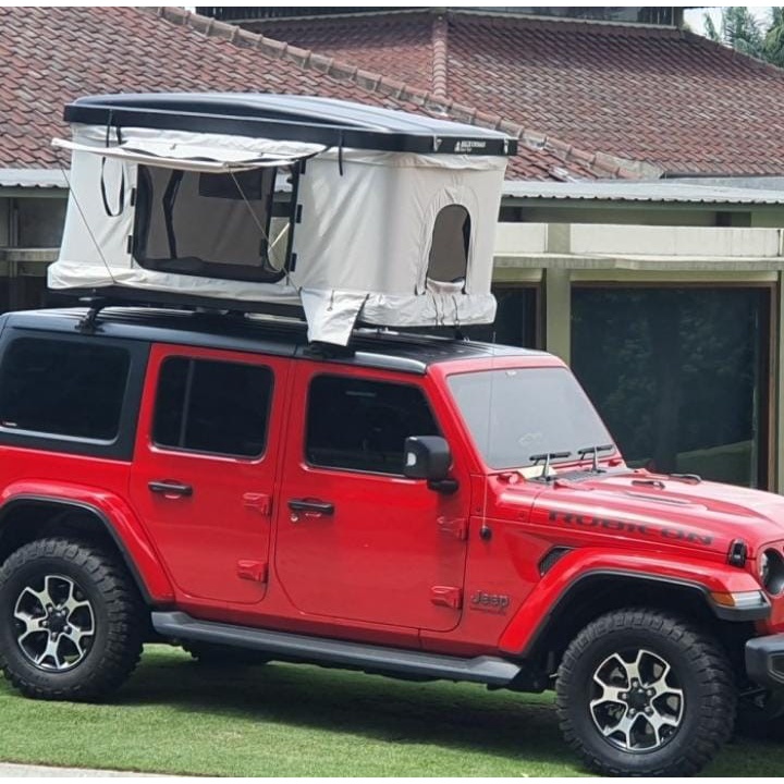 Rooftop Tent Hard Shell Tenda Mobil. Undagi Rooftop Tent