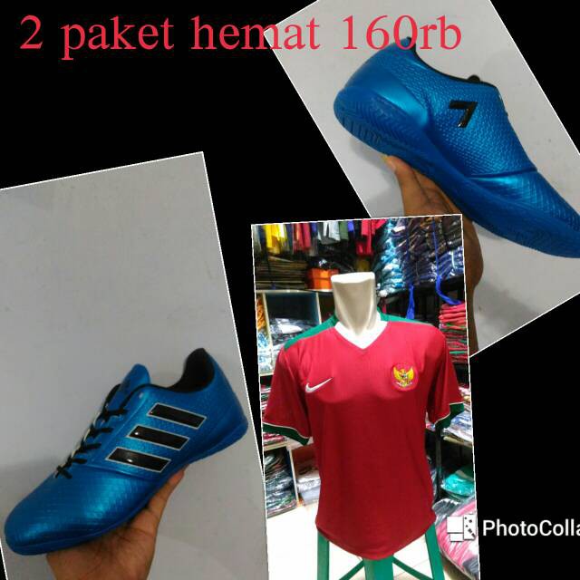 Promo terbaru murah Sepatu futsal adidas v grade ori bonus  jersey timnas grade ori