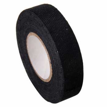 Lakban Kabel Listrik Adhesive Cloth Wiring Tape 19mm / Perekat Kabel Listrik Isolasi Kabel Lakban Tahan Panas / Isolasi Listrik Solatip Listrik Solasi Kabel Kecil Hitam Tahan Air / Lakban Solatip Isolasi Perekat Tahan Panas Heat Resistant Adhesive 19mm