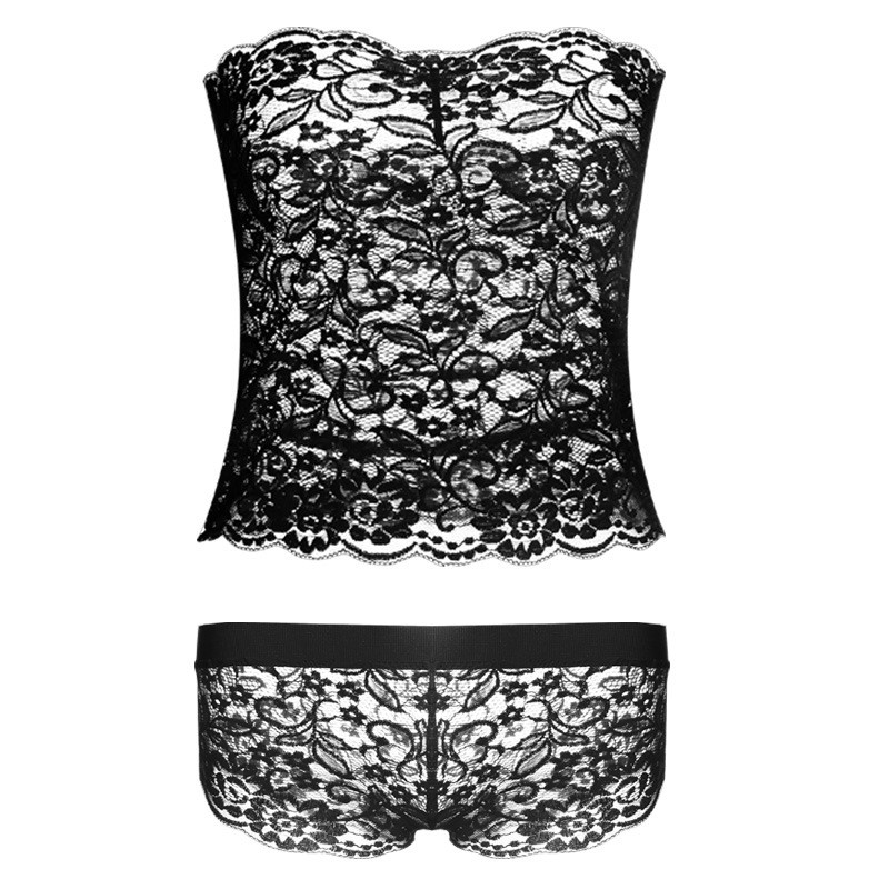 lingerie Bra set Celana dalam lace camisole bikini g string A306