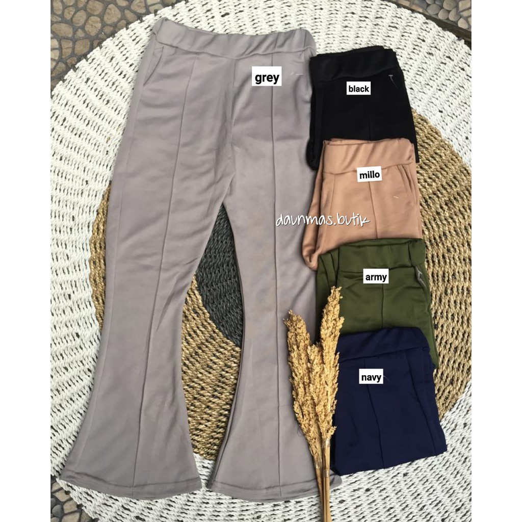 SHE 1KG MUAT 5PCS | CUTBRAY PANTS CELANA PANJANG SCUBA POLOS PREMIUM HITS SELEBGRAM
