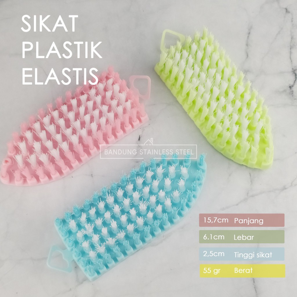 Sikat Wc Kamar Mandi Elastis Dapur Closet Lengkung Flexsible Wastafel