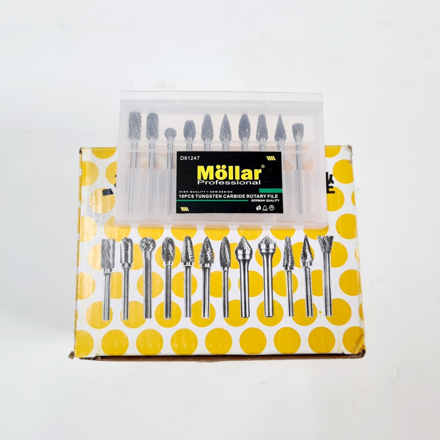 MOLLAR Mata tuner set10pcs Tungsten Carbide Rotary Gagang