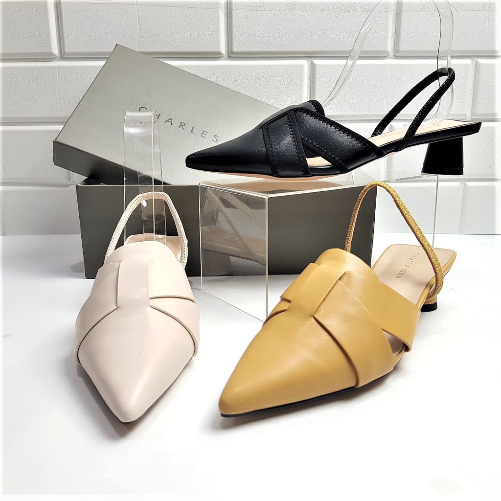 CNK C&K Cylindrical Heels Slingback Pump 197-1