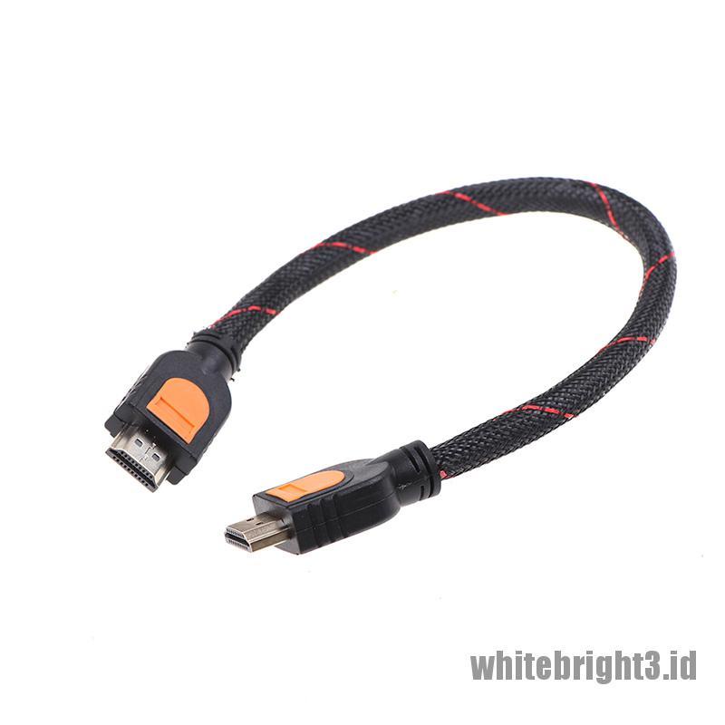 &lt; White3 &gt; 1 Kaki Kabel HDMI 1.4 Untuk HD TV 3D 1080p